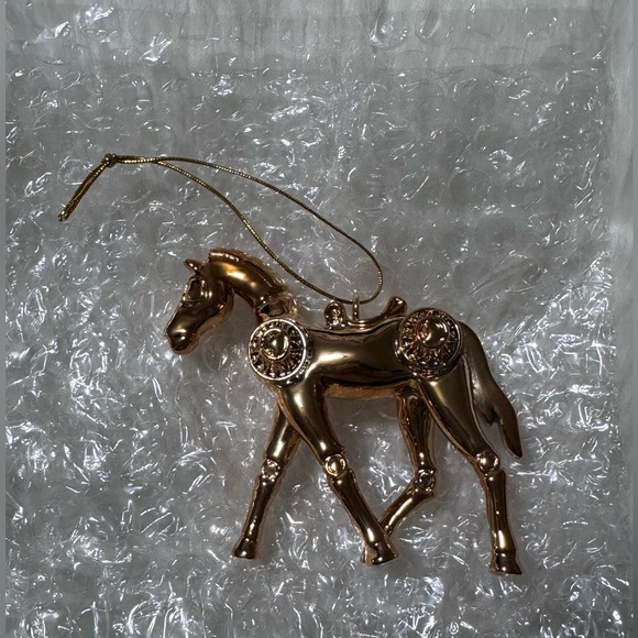 Beyonce Cowboy Carter Charddoneigh Gold Horse Christmas Ornament PRESALE - Picture 4 of 9